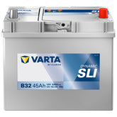 Autobatterie Varta Dynamic SLI B32 12V 45Ah 5451560333132 Front