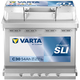 Autobatterie Varta Dynamic SLI C30 12V 54Ah 5544000533162 Front