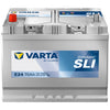 Autobatterie Varta Dynamic SLI E24 12V 70Ah 5704130633132 Front