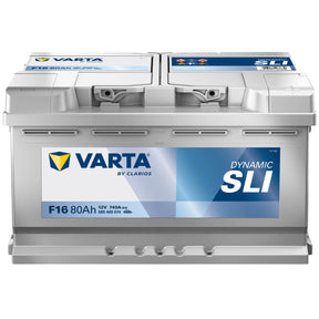 Autobatterie Varta Dynamic SLI F16 12V 80Ah 5804000743132 Front