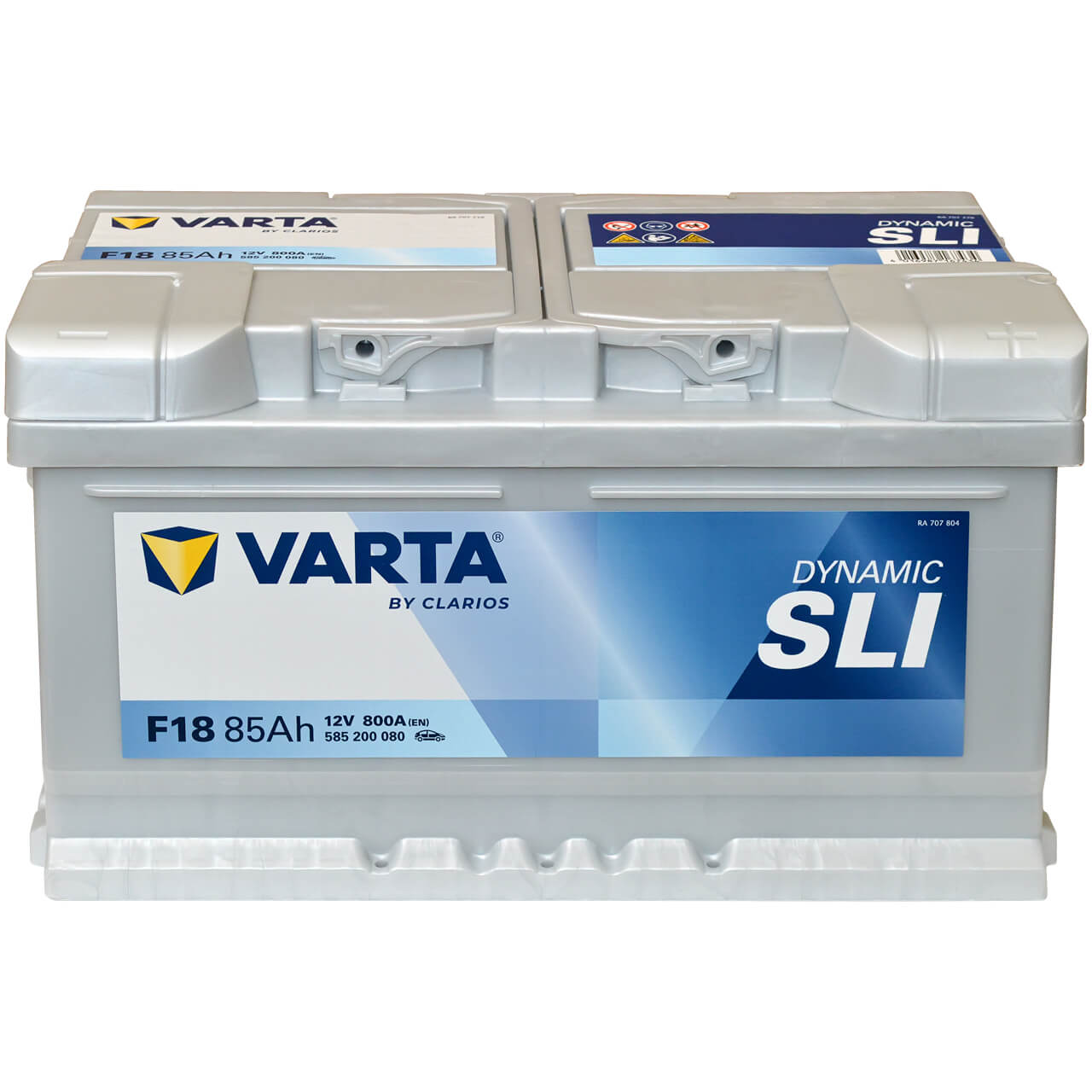 Autobatterie Varta Dynamic SLI F18 12V 85Ah 5852000803162 Front