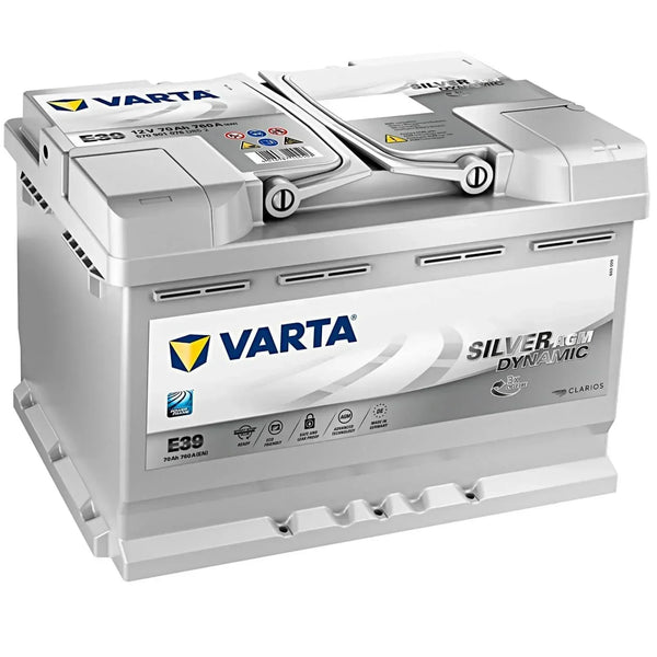 Varta E39 Silver Dynamic AGM 12V 70Ah 760A/EN Autobatterie