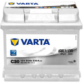 Varta C30 Silver Dynamic 12V 54Ah 530A/EN