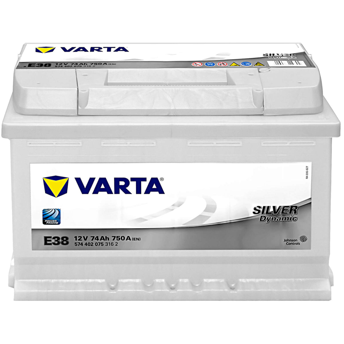 Varta E38 Silver Dynamic 12V 74Ah 750A/EN