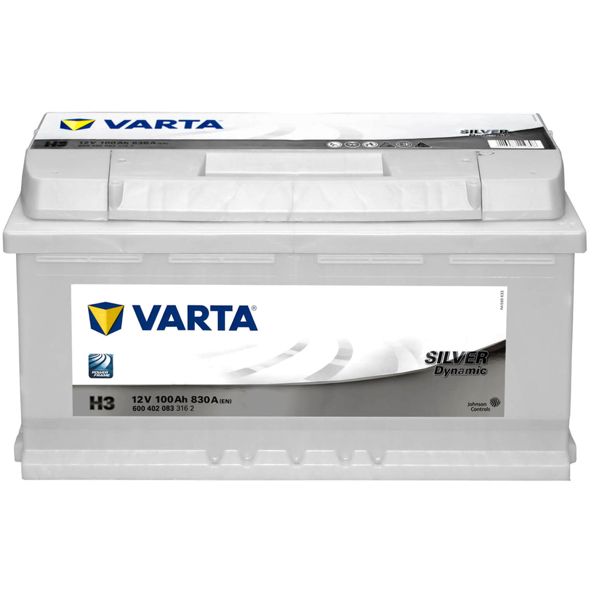 Varta H3 Silver Dynamic 12V 100Ah 830A/EN