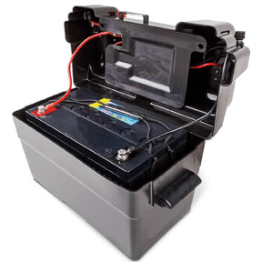 BLUEMAX Fisherman's Energy Marine Batteriebox XL mit Ladezustandsanzeige