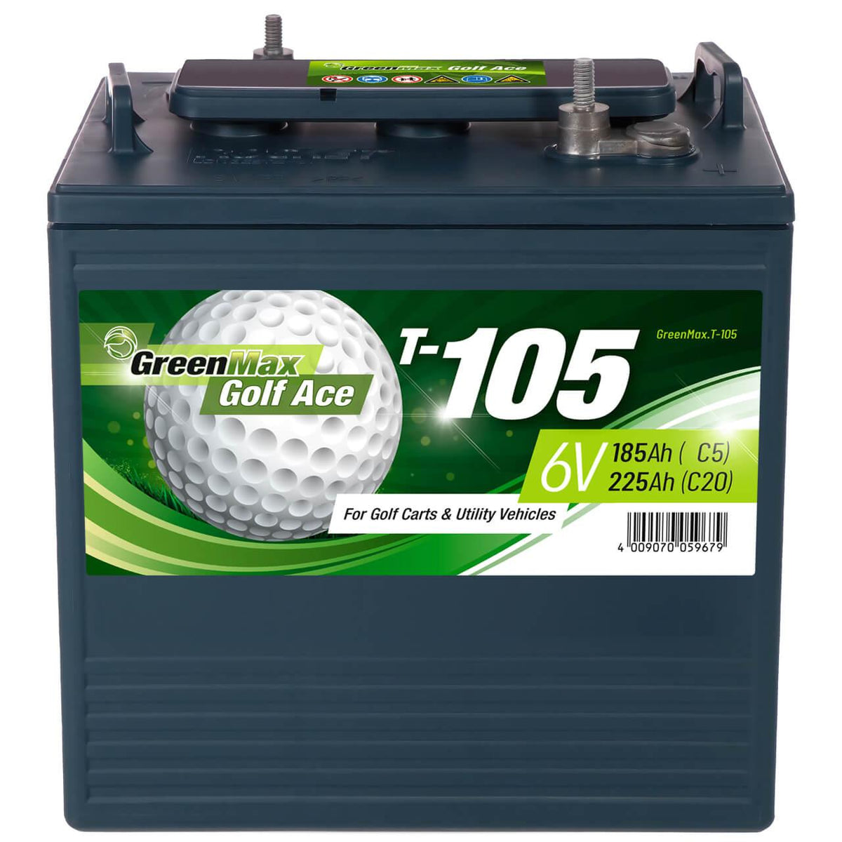 GreenMax Golf Ace T-105 (GC2) 6V 225Ah