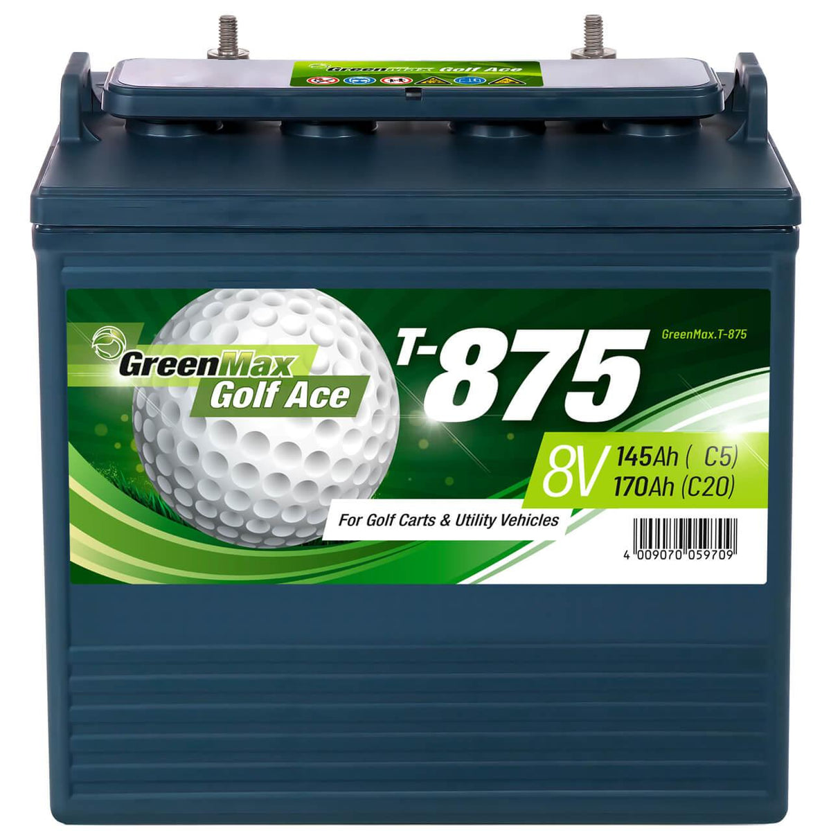 GreenMax Golf Ace T-875 (GC8) 8V 170Ah