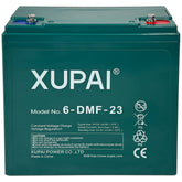 Kabinenroller-Elektrofahrzeug-Traktions-Batterie-XUPAI-6-DMF-23-AGM-12V-23Ah-Front