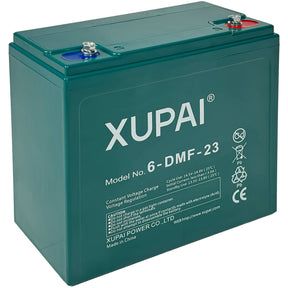 XUPAI 6-DMF-23 AGM 12V 12Ah C3 (3hr) ersetzt 6-EVF-20, 6-DZF-20 Traktionsbatterie