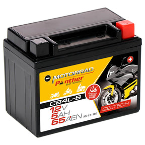 Panther Motorrad CB4L-BS 50411 GEL 12V 5Ah 65A/EN