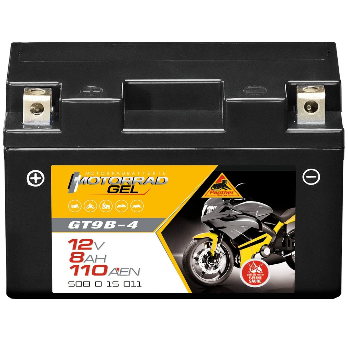 Panther Motorrad GT9B-4 50815 GEL 12V 8Ah 110A/EN