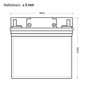BIG 51913 GEL 12V 19Ah 170A/EN Motorradbatterie