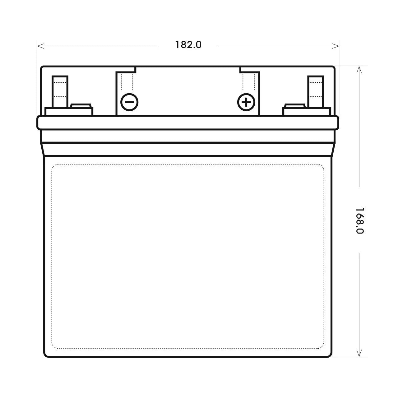 BLUEMAX Motorsport 51913 GEL 12V 19Ah 340A/EN Motorradbatterie