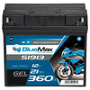 BLUEMAX Motorsport 51913 GEL 12V 21Ah 360A/EN Motorradbatterie