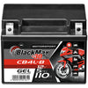 Motorradbatterie BlackMax Motorsport GEL YB4L-B 50411 12V 5Ah Front