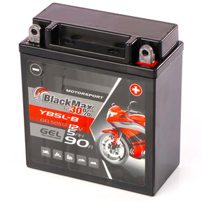 BlackMax +30% Motorsport YB5L-B 50512 GEL 12V 5Ah 90 A/EN