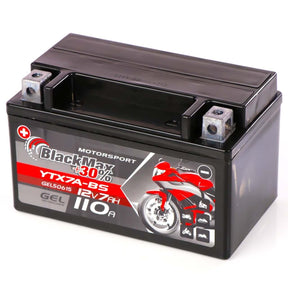 BlackMax +30% Motorsport YTX7A-BS 50615 GEL 12V 7Ah 110A/EN