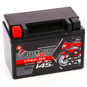 BlackMax +30% Motorsport YTX9-BS 50812 GEL 12V 9Ah 145A/EN