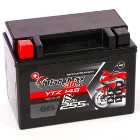 BlackMax +30% Motorsport YTZ14S 51121 GEL 12V 12Ah 255A/EN