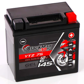 BlackMax +30% Motorsport YTZ7S 50616 GEL 12V 6Ah 145A/EN