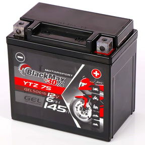 BlackMax +30% Motorsport YTZ7S 50616 GEL 12V 6Ah 145A/EN