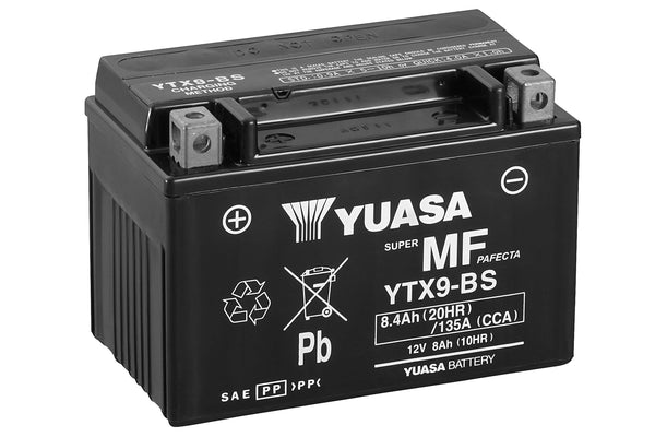 YUASA BATTERIE YTX9-BS AGM - AVEC PACK ACIDE (INCLUS)