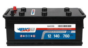 BIG Premium 64036 12V 140Ah 760A/EN LKW Batterie