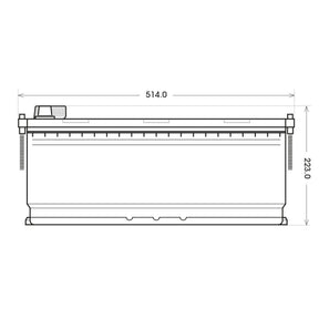 BIG Premium 64036 12V 140Ah 760A/EN LKW Batterie