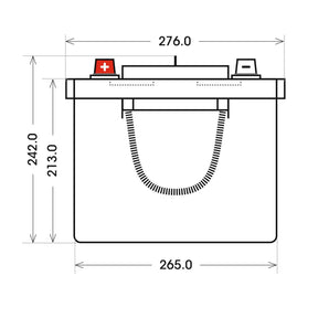 BlackMax SHD 240 12V 240Ah 1200A/EN