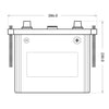 SilverMax 62523 12V 125Ah 880A/EN Nutzfahrzeugbatterie