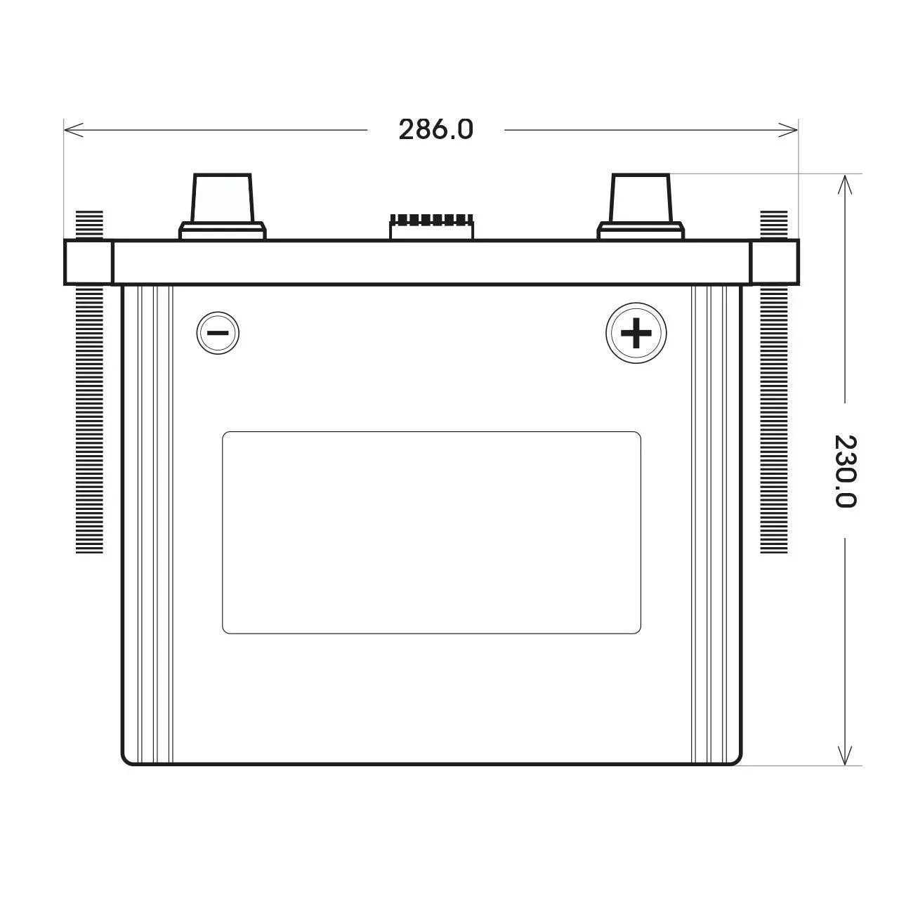 SilverMax 62523 12V 125Ah 880A/EN Nutzfahrzeugbatterie
