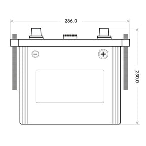 SilverMax 62523 12V 125Ah 880A/EN Nutzfahrzeugbatterie