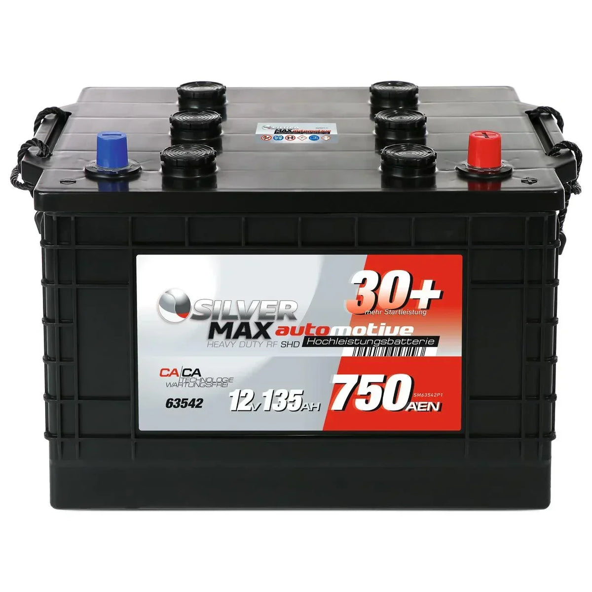 SilverMax 63542 12V 135Ah 750A/EN Nutzfahrzeugbatterie