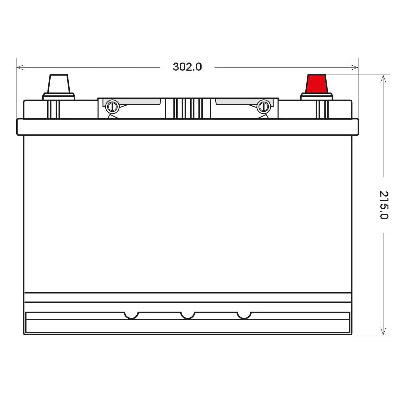 SilverMax 60026 12V 100Ah 660A/EN Nutzfahrzeugbatterie