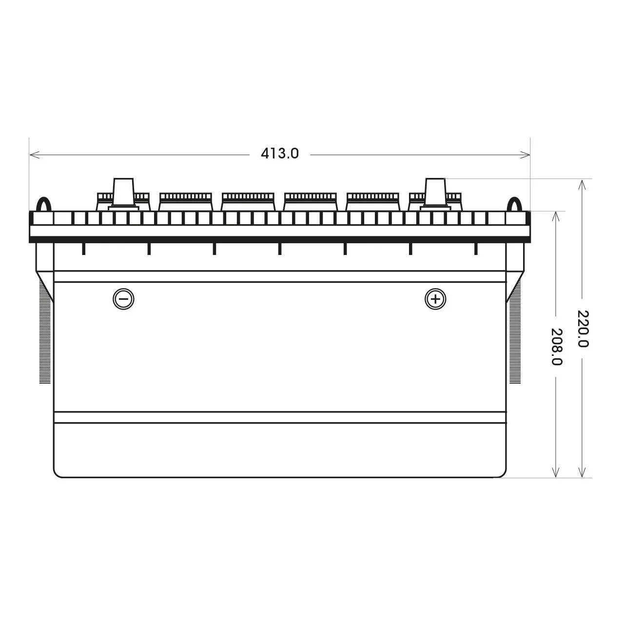 SilverMax 60525 12V 105Ah 840A/EN Nutzfahrzeugbatterie