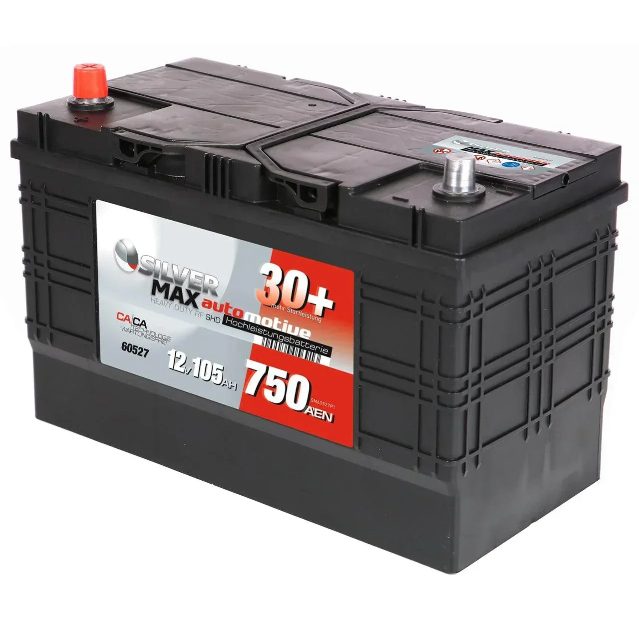 SilverMax 60527 12V 105Ah 750A/EN Nutzfahrzeugbatterie