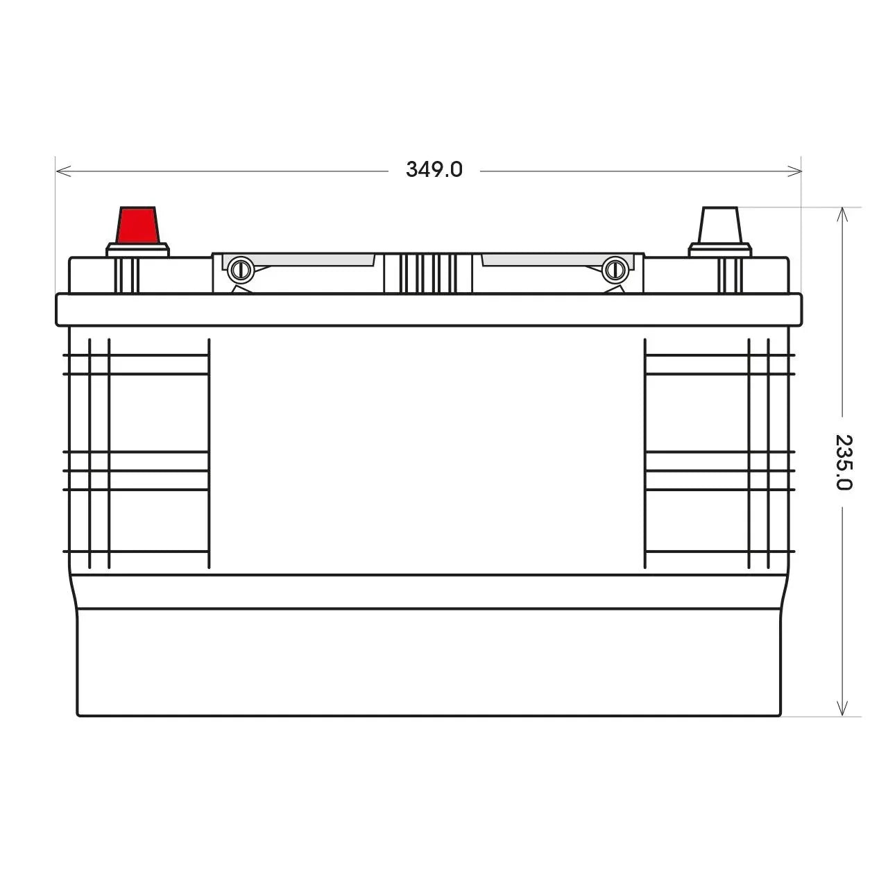 SilverMax 60527 12V 105Ah 750A/EN Nutzfahrzeugbatterie