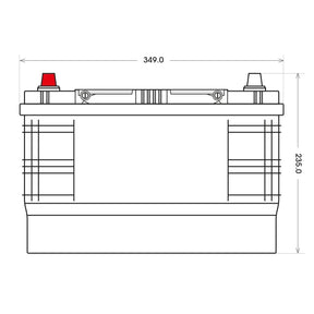 SilverMax 60527 12V 105Ah 750A/EN Nutzfahrzeugbatterie