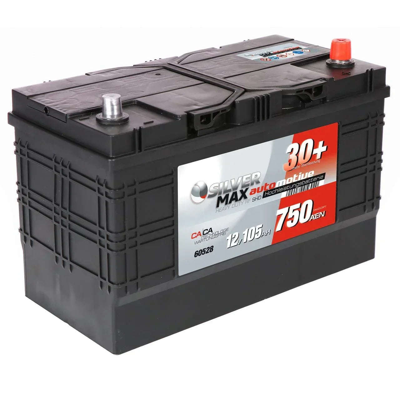 SilverMax 60528 12V 105Ah 750A/EN Nutzfahrzeugbatterie