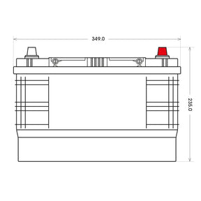 SilverMax 60528 12V 105Ah 750A/EN Nutzfahrzeugbatterie