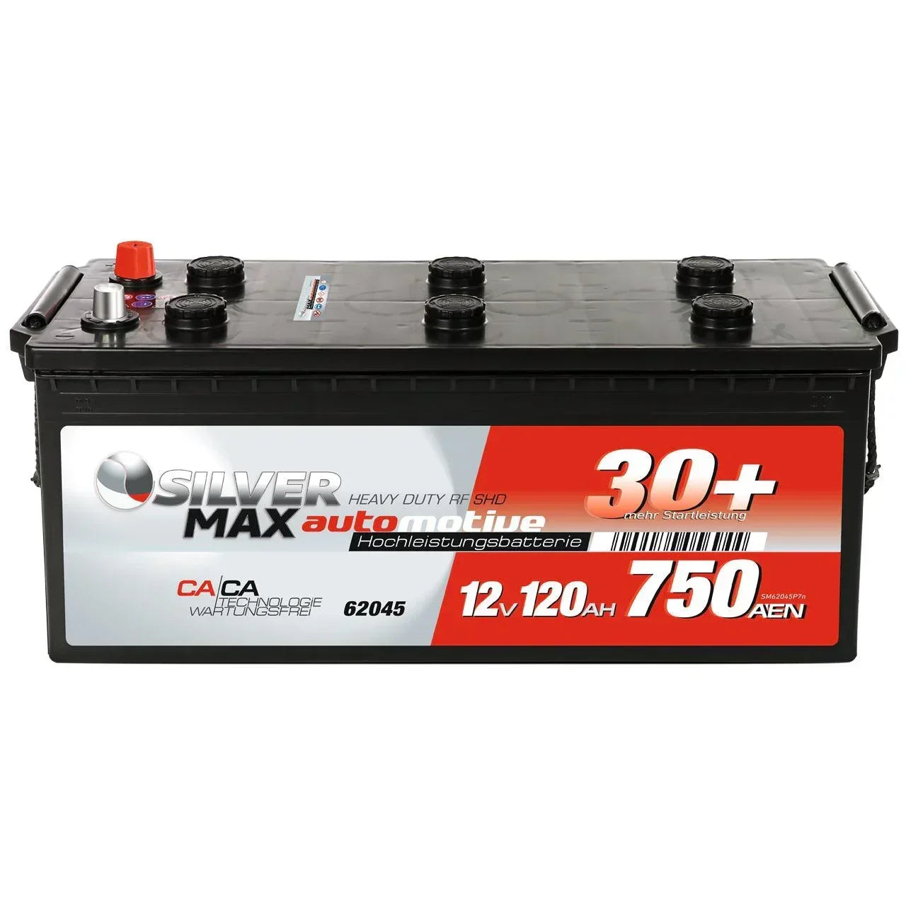 SilverMax 62045 12V 120Ah 750A/EN Nutzfahrzeugbatterie