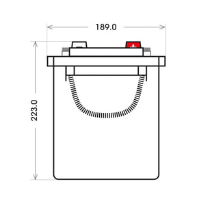SilverMax 62045 12V 120Ah 750A/EN Nutzfahrzeugbatterie