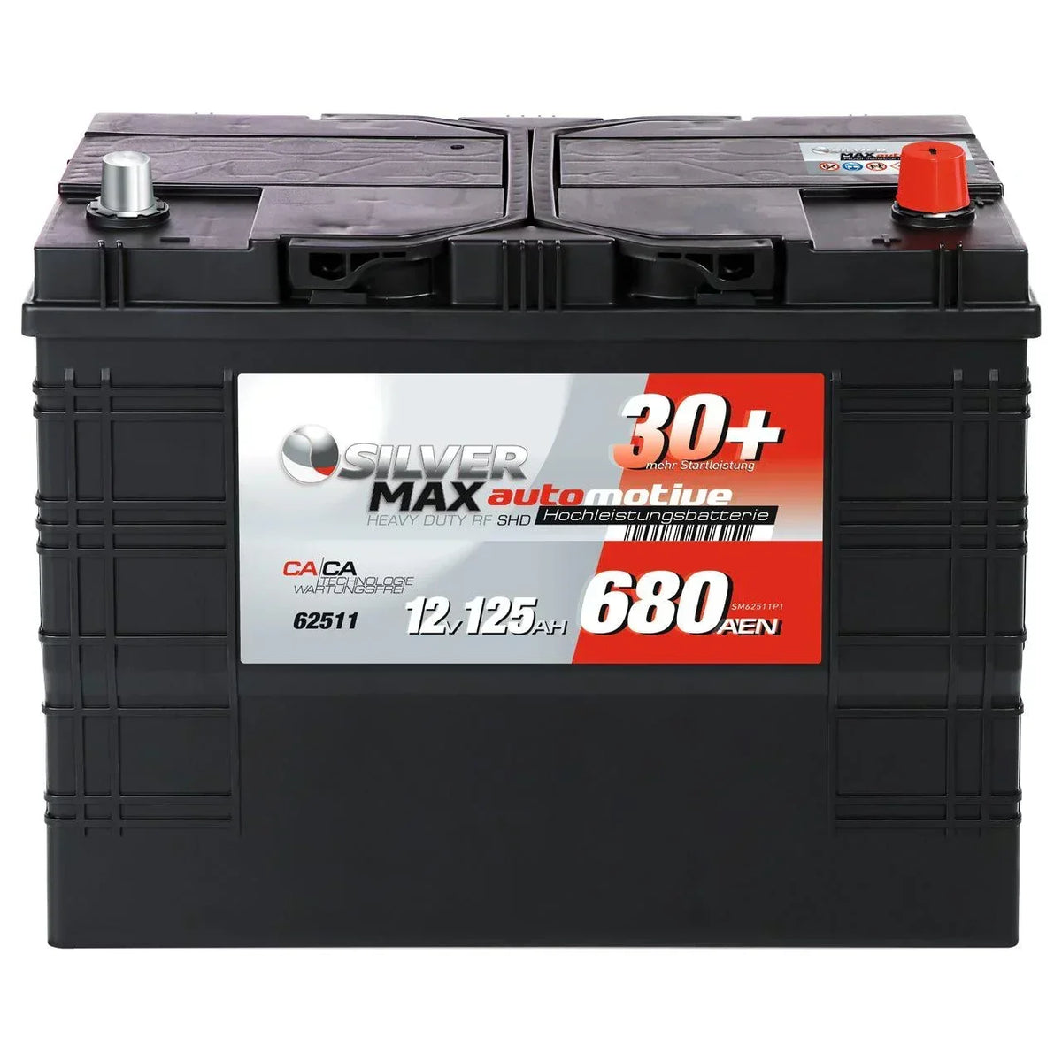 SilverMax 62511 12V 125Ah 680A/EN Nutzfahrzeugbatterie