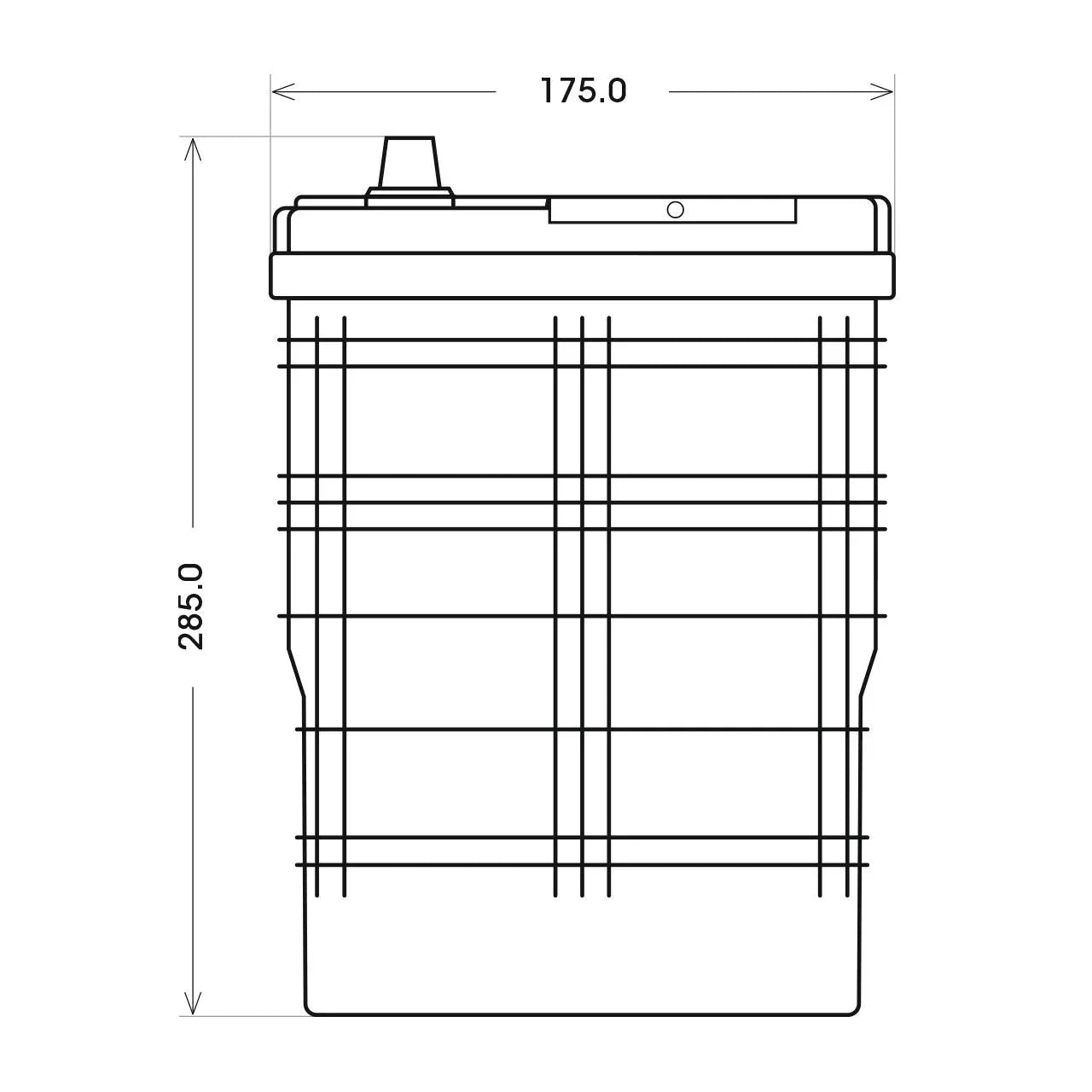 SilverMax 62511 12V 125Ah 680A/EN Nutzfahrzeugbatterie