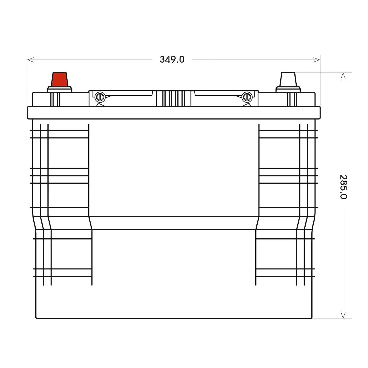 SilverMax 62513 12V 125Ah 680A/EN Nutzfahrzeugbatterie