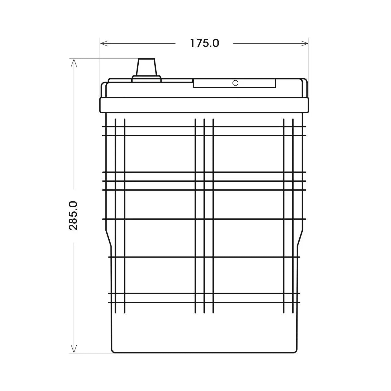 SilverMax 62513 12V 125Ah 680A/EN Nutzfahrzeugbatterie