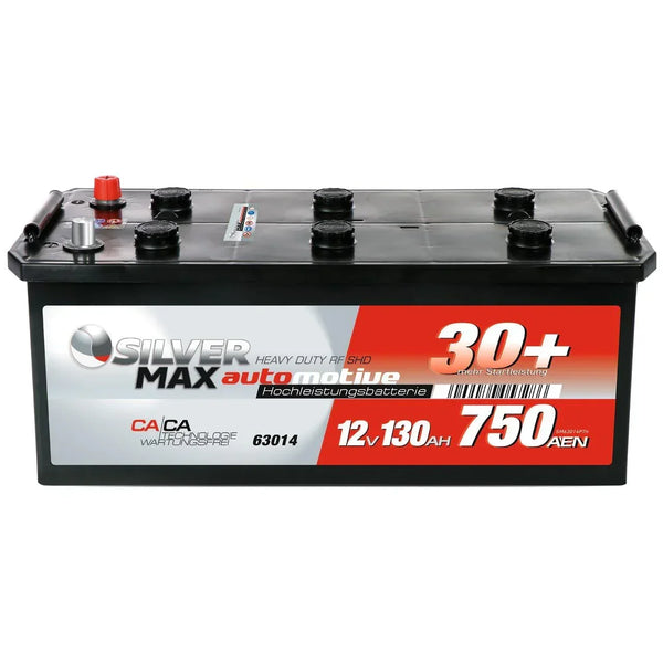 SilverMax 63014 12V 130Ah 750A/EN Nutzfahrzeugbatterie