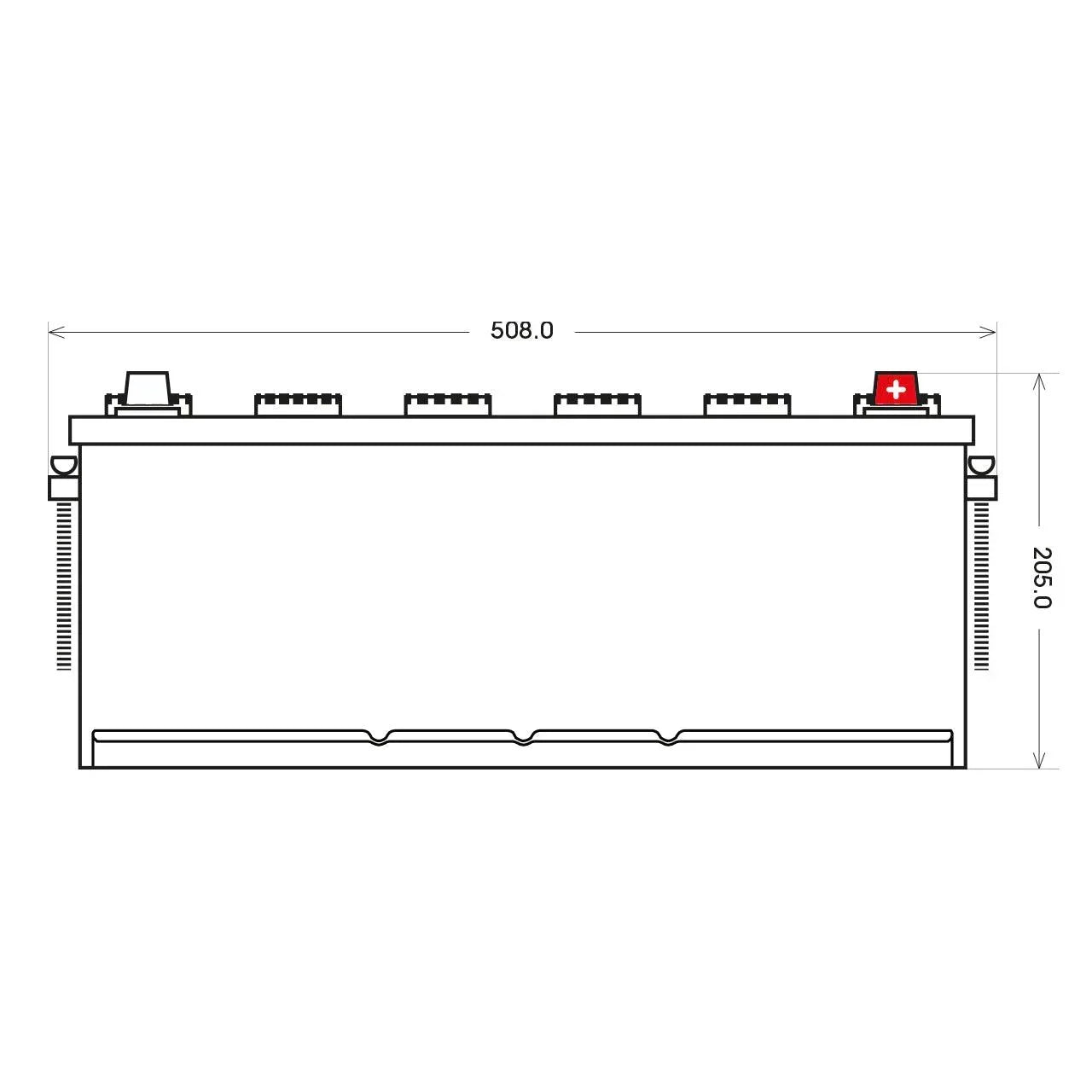 SilverMax 63211 12V 132Ah 940A/EN Nutzfahrzeugbatterie