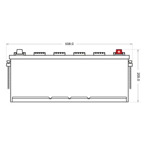SilverMax 63211 12V 132Ah 940A/EN Nutzfahrzeugbatterie